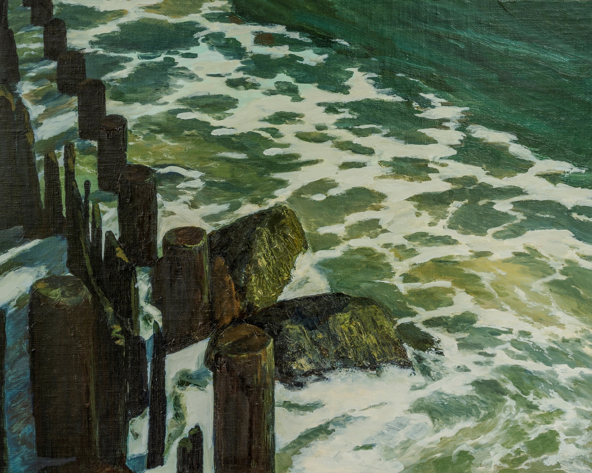 Waves at the Holgate Jetty
